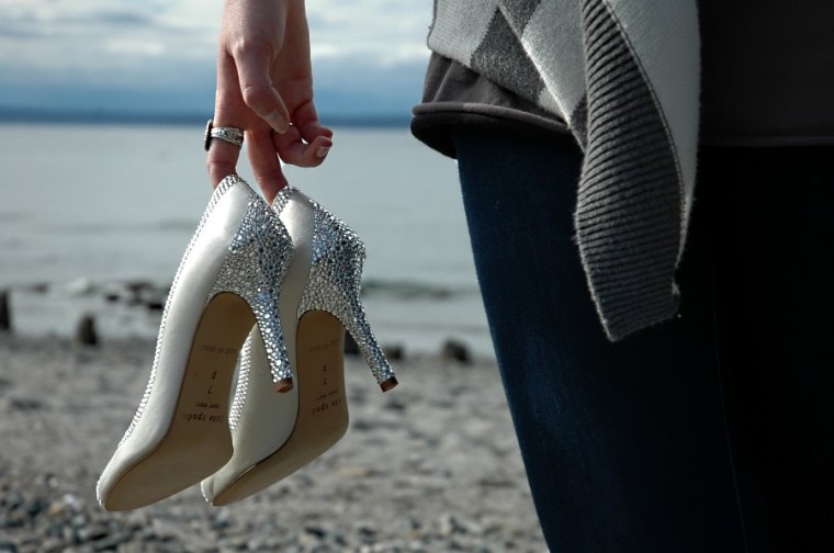 On the Beach...yep, that is my hand