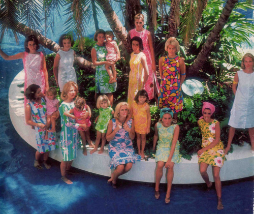 Lilly Pulitzer vintage ad via Fashiontent